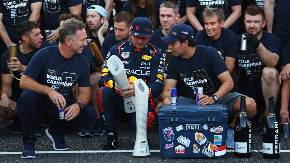 SUZUKA, JAPAN - SEPTEMBER 24: Race winner Max Verstappen of the Netherlands and Oracle Red Bull