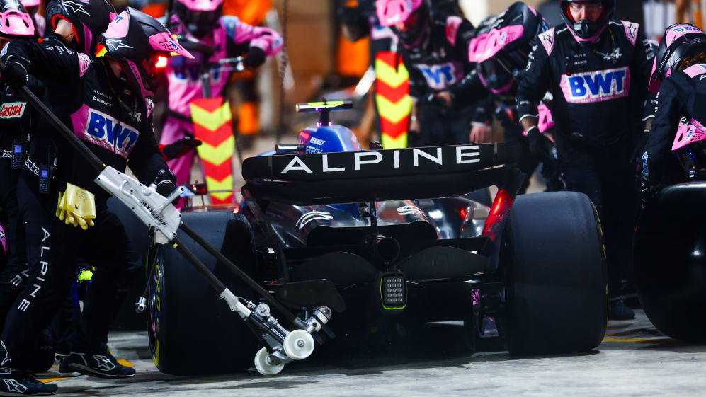 LUSAIL CITY, QATAR - OCTOBER 08: Pierre Gasly of France driving the (10) Alpine F1 A523 Renault