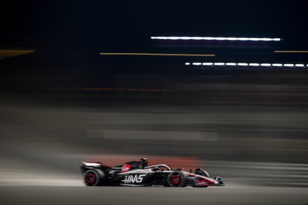 LUSAIL CITY, QATAR - OCTOBER 08: Nico Hulkenberg of Germany driving the (27) Haas F1 VF-23 Ferrari