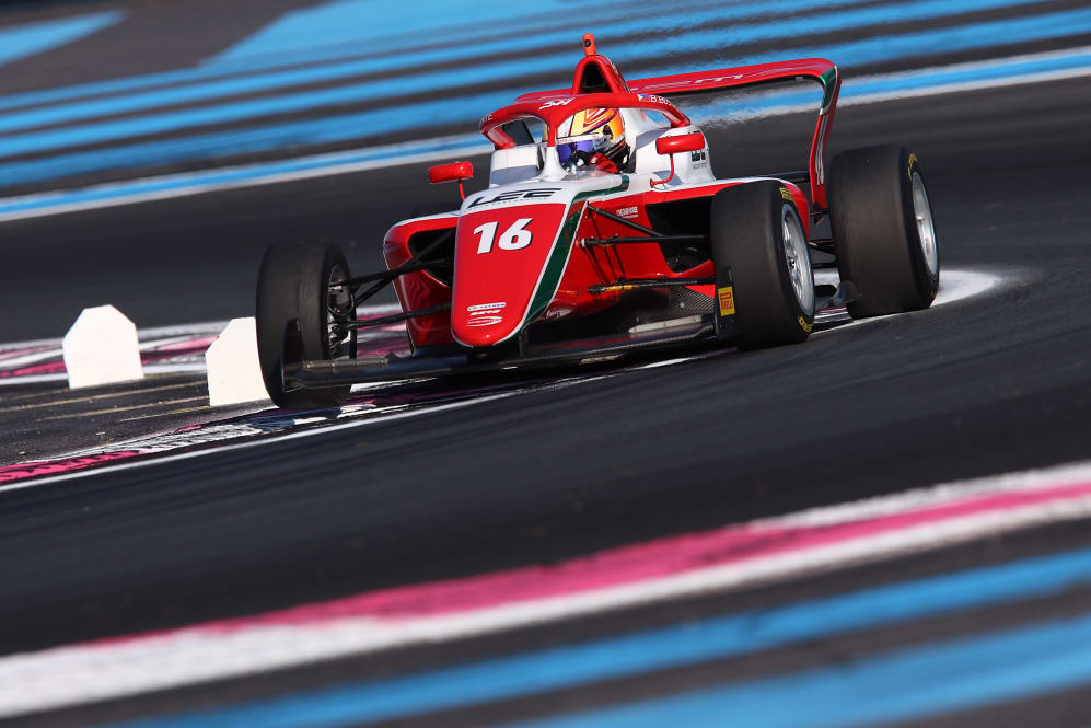 LE CASTELLET, FRANCIA - 29 DE JULIO: Bianca Bustamante de Filipinas y PREMA Racing (16) continúan