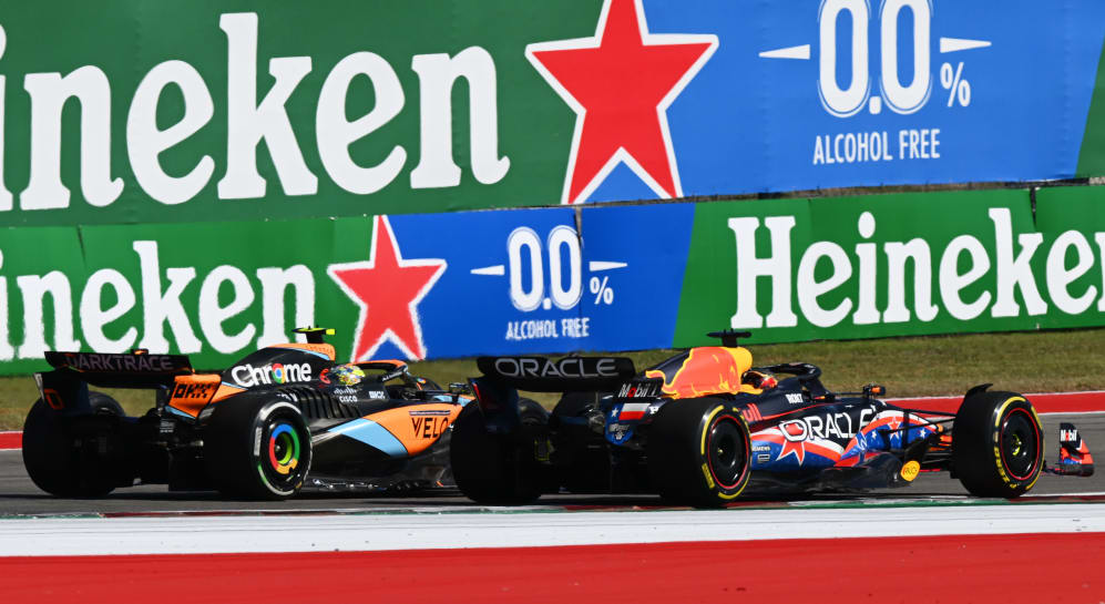 AUSTIN, TEXAS - OCTOBER 22: Max Verstappen of the Netherlands driving the (1) Oracle Red Bull
