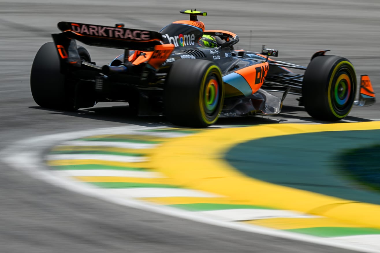 Norris claims P1 in Sao Paulo Sprint Shootout as he triumphs over Verstappen and Perez