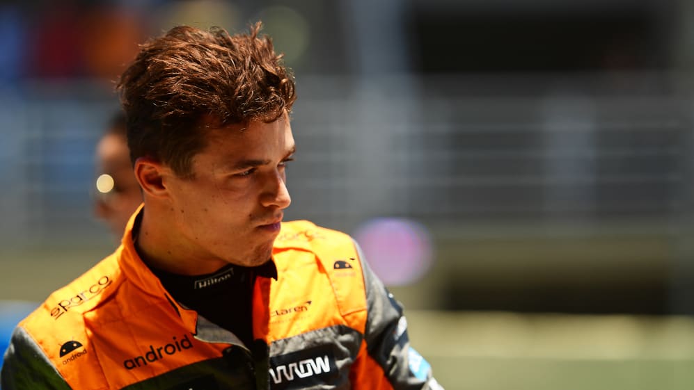 SAO PAULO, BRAZIL - NOVEMBER 04: Sprint Shootout fastest qualifier Lando Norris of Great Britain