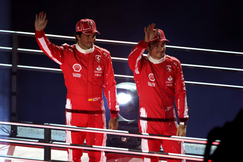 Ferrari drivers Charles Leclerc and Carlos Sainz return on track