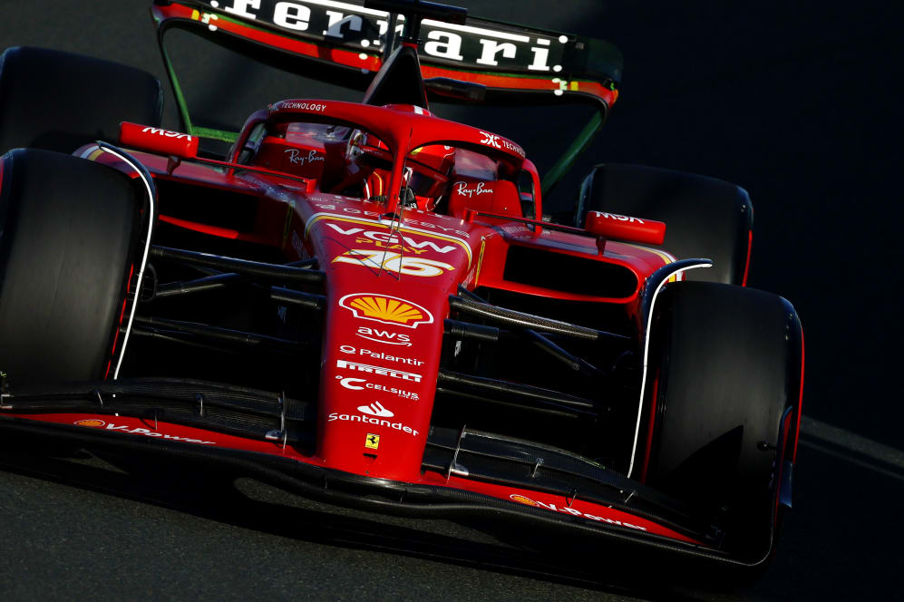 JEDDAH, SAUDI ARABIA - MARCH 07: Charles Leclerc of Monaco driving the (16) Ferrari SF-24 on track