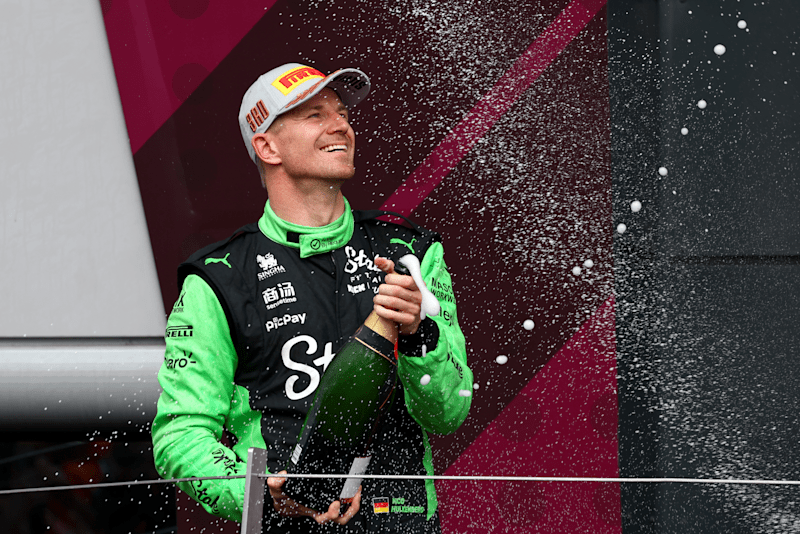 Nico Hulkenberg fue tercero en el GP de Gran Bretaña 2025 de la F1.